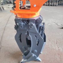 鼎东固定式重力挖掘机抓木器 旋转抓木器 固定式抓钢机