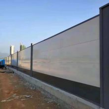 深圳市裕景名苑项目施工护栏 1.0厚钢板组装围挡 美观防风