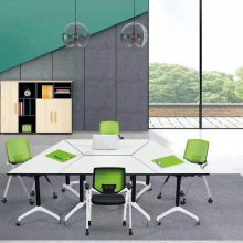 BaiWei办公组合桌图片-组合式会议桌图片-板式阅览桌图片