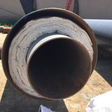 地埋式预制保温钢管，高质量钢套钢直埋保温钢管 保温夹克管