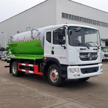 程力威牌CLW5182GXWE6吸污车 东风12方下水道污泥抽吸车泥浆清运车