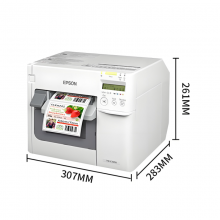 EPSON喷墨彩色工业条码标签访客打印机TM-C3520