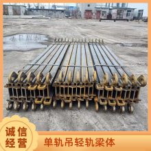 2米单轨吊梁体 矿用I140E轻轨 材质Q355B中隧