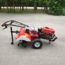 鸿超 自走式汽油柴油四驱后旋微耕机 旋耕除草机 大马力柴油旋耕除草机
