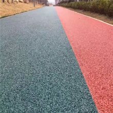 韶关海绵城市建设工程透水混凝土道路 彩色排水路面施工队