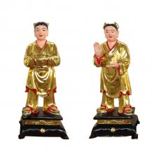 小童极彩树脂神像 童男童女彩绘雕像雕塑 小仙童神像佛教用品