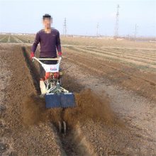 轻便手扶开沟机 果园起垄覆土机 育苗打沟起垄培土机