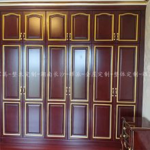 长沙别墅实木家具定制,实木酒柜,推拉门订做提供出图