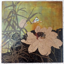 拉萨酒店装饰画 度假型客房 花卉 线描 抽象与具象结合 设计定制 厂家 伍一艾