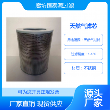 过滤天然气滤芯 DN400燃气门站调压箱管道过滤器设备不锈钢滤筒