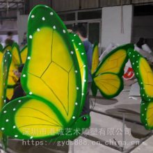 园林景观蜻蜓雕塑 玻璃钢仿真昆虫类造型模型小品