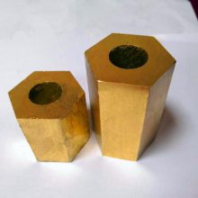 H59黄铜六角管 H62黄铜六角棒 黄铜六方棒/管 T2紫铜六角棒
