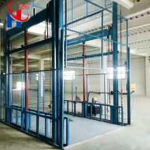 不锈钢轿厢货梯 电动门升降机2层电梯 链条式导轨货梯