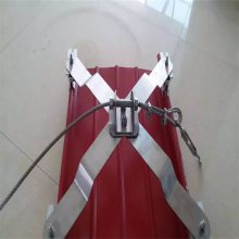 盛安泰 角驰820/760型屋面板防坠落系统 角驰彩钢瓦高空施工安全防跌落 X型不锈钢带钢丝绳