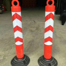 中远交通白色高反光塑料弹力柱_贵州道路警示弹力柱定制