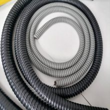 DN50金属波纹包线蛇皮管 仪表输出线包塑护线管 加厚P3型镀锌软管