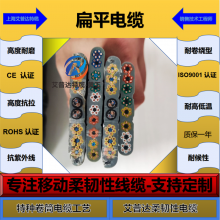 电梯定制网线视频线电源组合设计 复合扁平电缆 电梯电缆