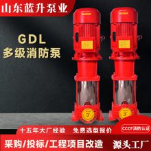 GDL立式多级不锈钢消防泵自动增压稳压喷淋泵室内室外消火栓泵