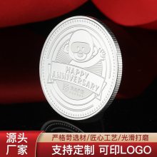 博物馆纪念章公司年会表彰纪念币纯银奖章旅游纪念礼品送游客礼物商务馈赠