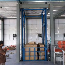阜阳 导轨式升降机厂家 仓库楼层运货梯 固定液压式升降货梯 厂房简易升降货梯