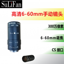 高清6-60mm手动光圈手动变焦镜头 监控视觉摄像机CCD工业相机镜头