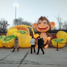 中国风春节广场彩灯设计