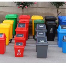 YD垃圾桶一种环保型纤维塑料能够长期性地在户外运***或开裂