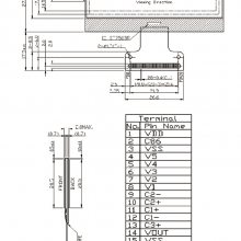 12832COGʾMCU/SPIӿLCDҺHTG12832F-3