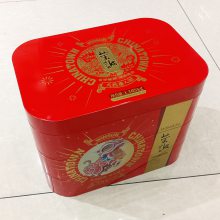 年货铁盒包装定制三层装马口铁盒饼干盒糖果盒礼品包装