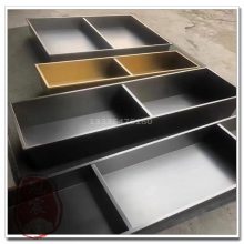 酒店餐厅不锈钢装饰层架亚克力展示架金属开放格展厅产品展柜定制