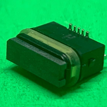 立式短体MICRO 5P USB防水母座 针立贴 带直插固定脚