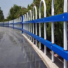 冠耀 花池菜园隔离小栏杆 街道蓝白色栅栏 锌钢护栏