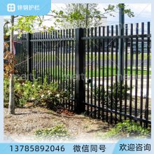 农村小区学校围墙护栏围栏加厚铁艺围墙栅栏户外草坪防护杆