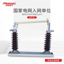 熔断器 跌落式熔断器 埃莫森RW5-35KV/100A 陶瓷 热镀锌工艺 厂家直销 跌落式熔断器