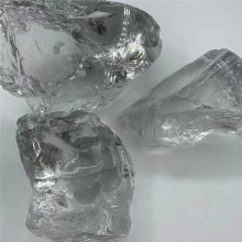 园林造景用玻璃块 玻璃水晶石 3-5公分大号白色透明玻璃块