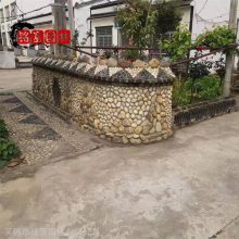 江门海滩别墅铺路石 广东杂色鹅卵石围边石 雨花石造景