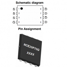 NCE20P70G DFN5*6-8L ½ Pǿ͹MOSFET
