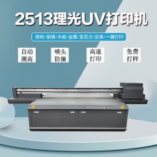 木板衣柜门uv打印机 玻璃隔断平板打印机 2513工业喷绘机