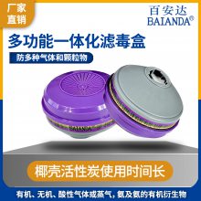 百安达 35132防毒面具化工防有机无机酸性氨多种气体及颗粒物