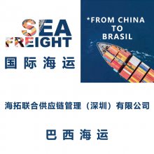 上海到巴西伊塔雅伊 海运整柜拼箱散货到门运输Itajai南美东航线