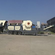 YG系列颚式移动碎岩机,轮胎移动破碎站,硬建筑材料砂石碎石机