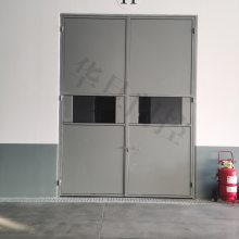 华旦 污水厂钢大门 02J611-1钢大门 平开钢大门 按需定制 色彩可选