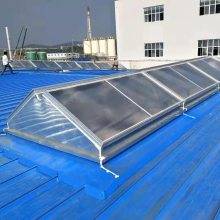 萍乡通风气楼 车间屋顶排热气天窗 5米喉口启闭式气楼 三角型天窗 安装