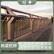 河道景观桥梁护栏厂家 不锈钢桥梁栏杆 高架人行栏杆 川丰定制