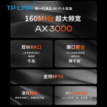 TP-LINK TL-XDR3039չ AX3000˫Ƶ4ǧ׶˿WiFi6·