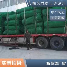 绿色草籽植生袋 公路边坡绿化用40*80植草袋 140g涤纶生态袋