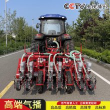 大顺新款悬挂式气吸三垄六行萝卜白菜播种机