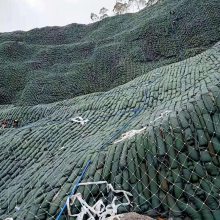 公路护坡绿化生态袋河道治理配连接扣绿色无纺布土工生态袋40*80