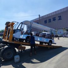 14座电动旅游观光车景区接待车物业校园摆渡车款式可定制