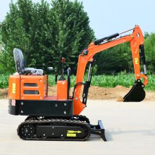 小钢全新12迷你小型挖掘机栽树挖坑 家用微型挖土机 小勾机厂家